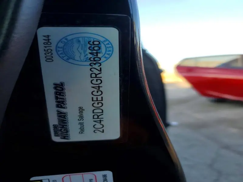 2016 DODGE GRAND CARAVAN R/T  