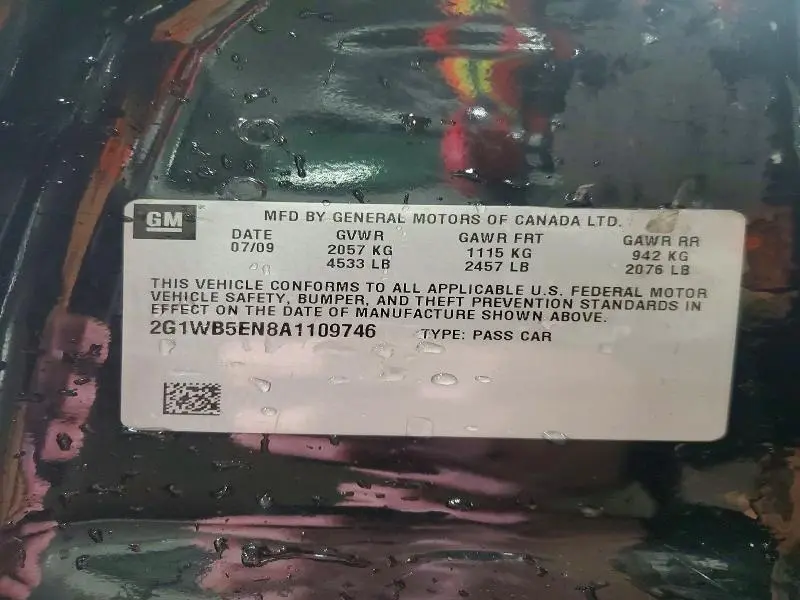 2010 CHEVROLET IMPALA LT  