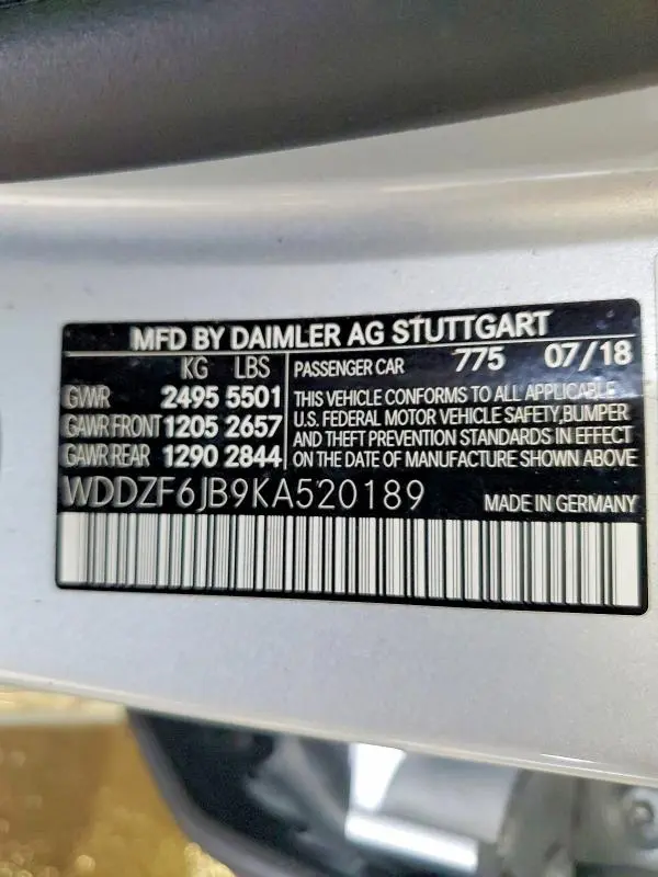 2019 MERCEDES-BENZ E 450 4MATIC  