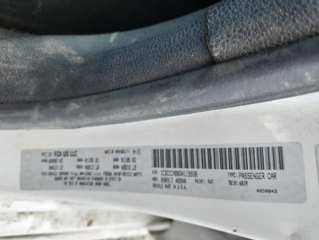 2016 CHRYSLER 200 LIMITED  