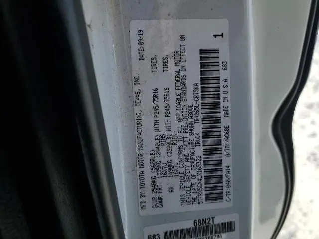 2020 TOYOTA TACOMA ACCESS CAB