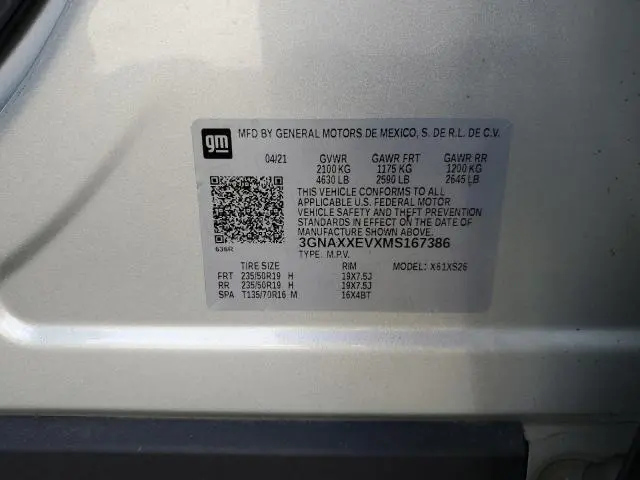 2021 CHEVROLET EQUINOX PREMIER  