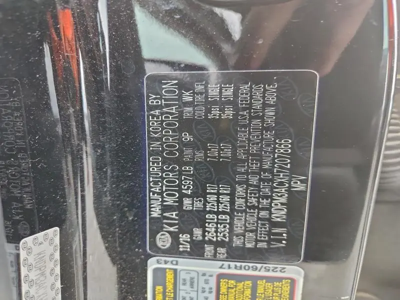 2017 KIA SPORTAGE LX  