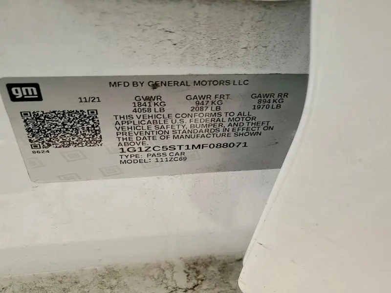 2021 CHEVROLET MALIBU LS  