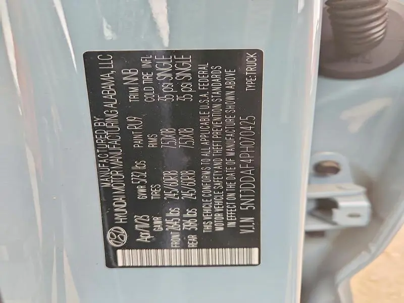 2023 HYUNDAI SANTA CRUZ SEL PREMIUM  