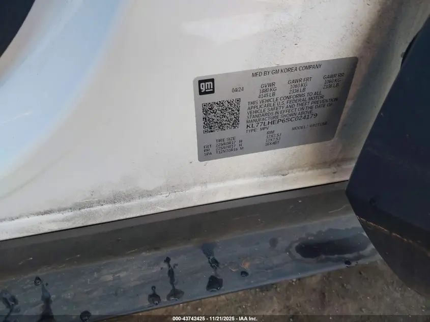 2025 CHEVROLET TRAX FWD LT