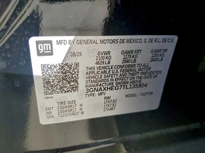 2026 CHEVROLET EQUINOX LT  