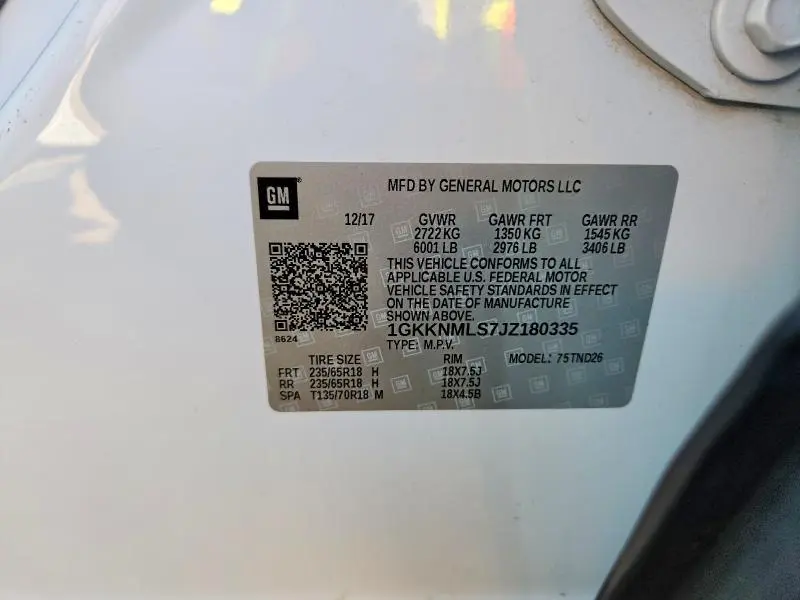 2018 GMC ACADIA SLT-1  