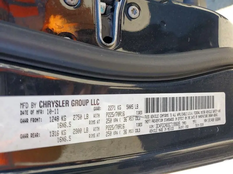 2012 DODGE JOURNEY SE  