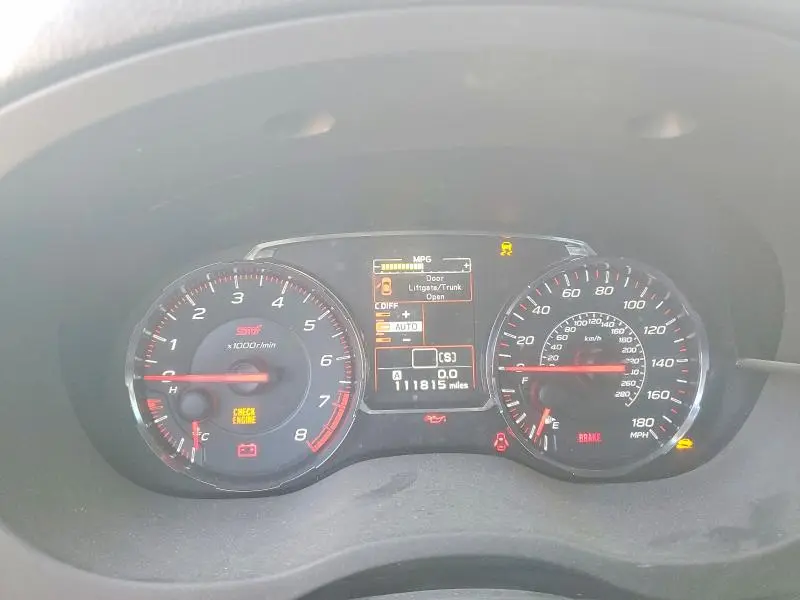 2020 SUBARU WRX   