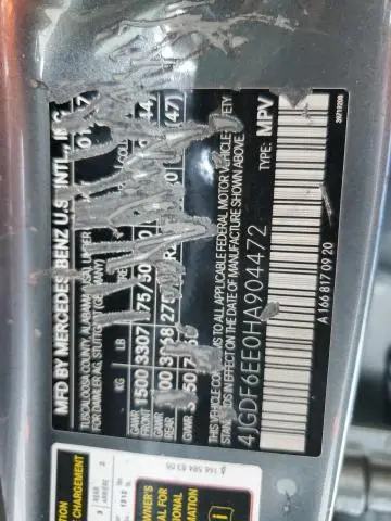 2017 MERCEDES-BENZ GLS 450 4MATIC  