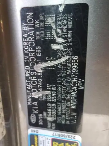 2017 KIA SPORTAGE LX  