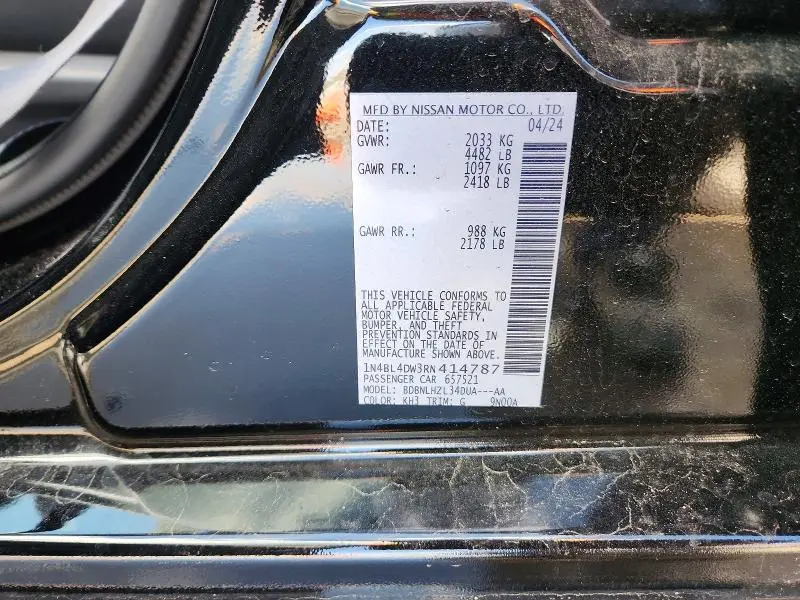 2024 NISSAN ALTIMA 2.5 SV  