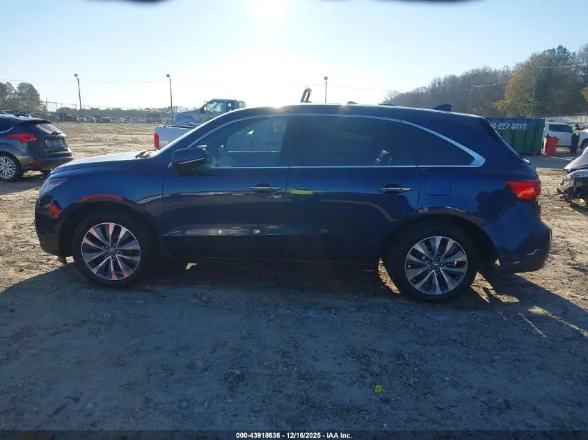 2016 ACURA MDX TECHNOLOGY   ACURAWATCH PLUS PACKAGES/TECHNOLOGY PACKAGE