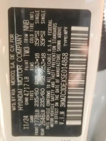 2025 HYUNDAI TUCSON SEL  