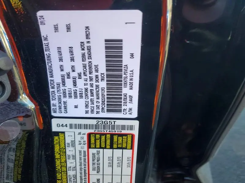 2024 TOYOTA TUNDRA TRD PRO HV  