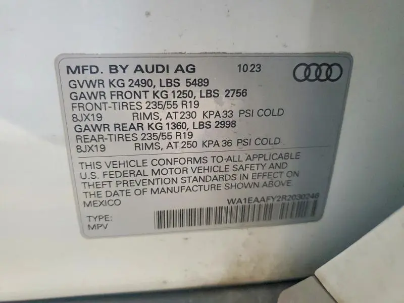 2024 AUDI Q5 PREMIUM PLUS 45  
