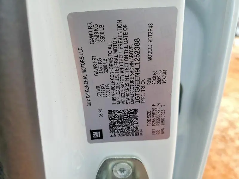 2020 GMC CANYON DENALI  