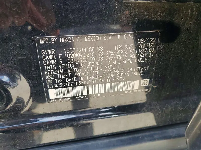2023 HONDA HR-V SPORT  