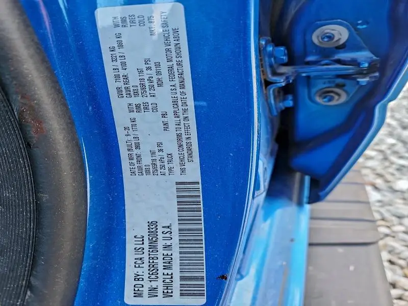 2021 RAM 1500 BIG HORN/LONE STAR  