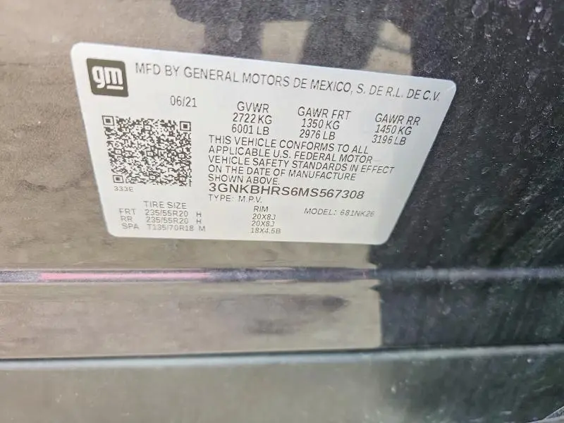 2021 CHEVROLET BLAZER 2LT  