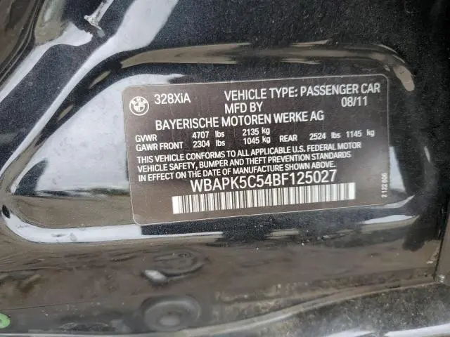 2011 BMW 328 XI SULEV  