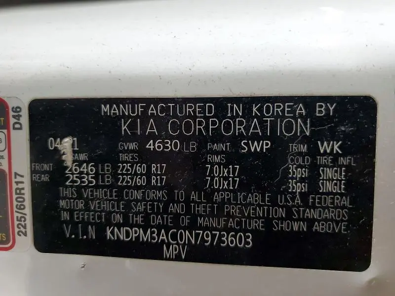 2022 KIA SPORTAGE LX  