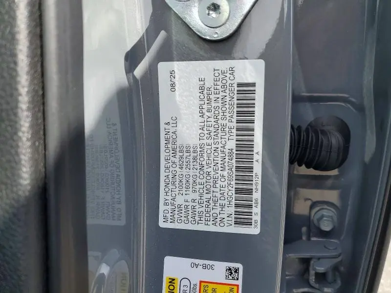 2025 HONDA ACCORD HYBRID EXL  