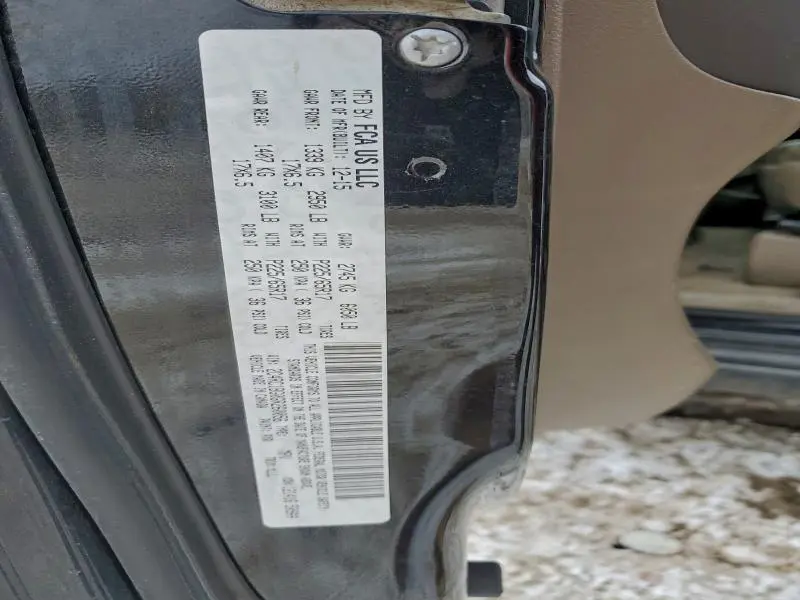 2016 CHRYSLER TOWN & COUNTRY TOURING  