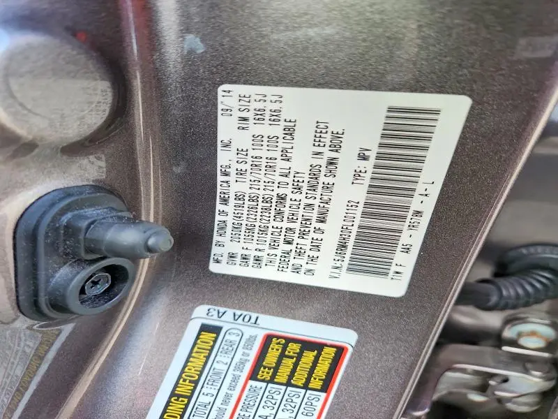 2015 HONDA CR-V LX  