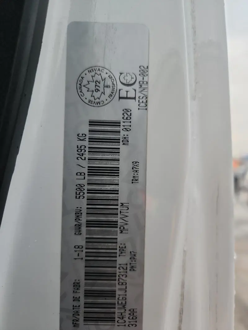 2018 JEEP WRANGLER UNLIMITED SAHARA  