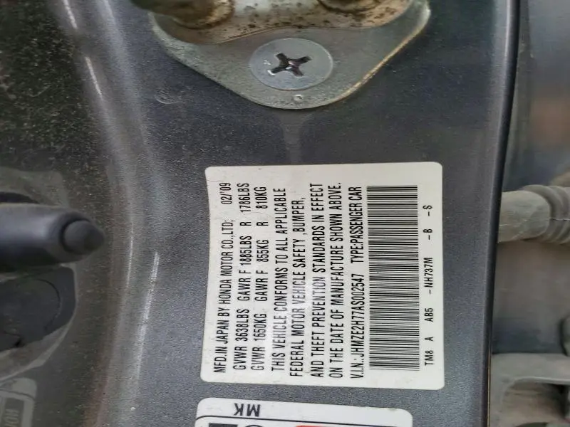 2010 HONDA INSIGHT EX  