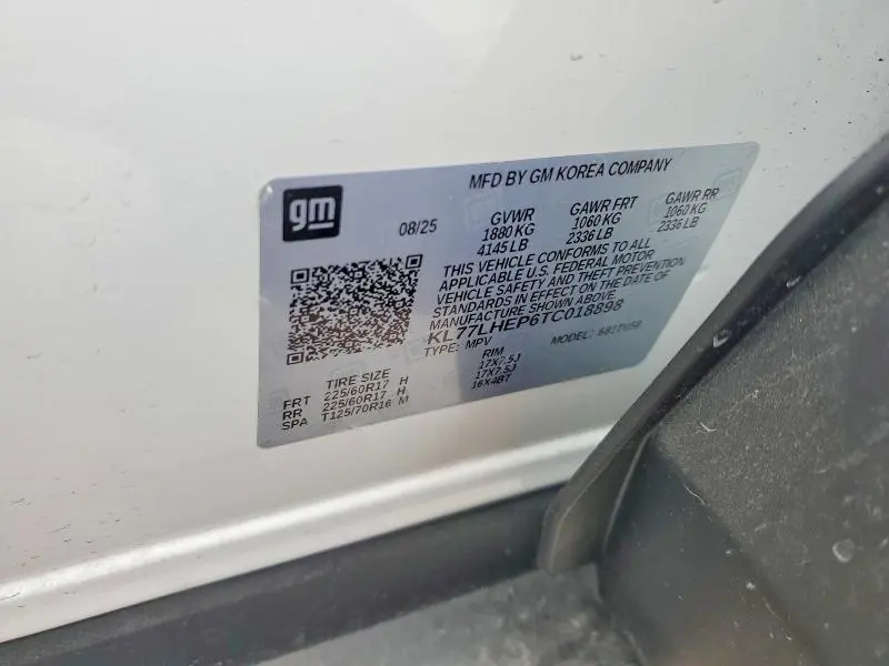 2026 CHEVROLET TRAX 1LT  