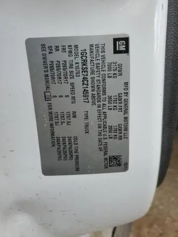 2012 CHEVROLET SILVERADO K1500 LT  