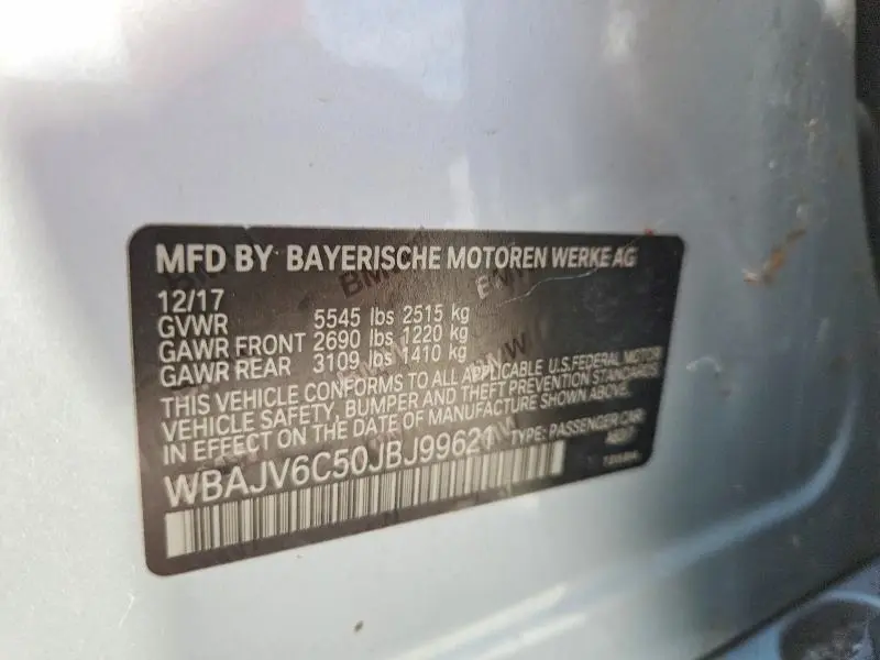 2018 BMW 640 XIGT  