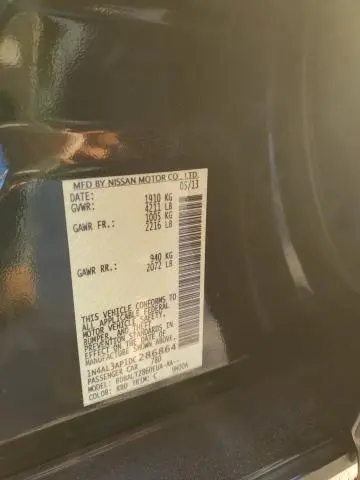 2013 NISSAN ALTIMA 2.5  