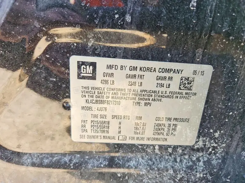 2015 BUICK ENCORE CONVENIENCE  