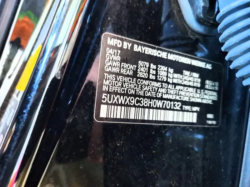 2017 BMW X3 XDRIVE28I  