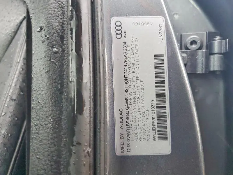 2019 AUDI A3 PREMIUM PLUS  