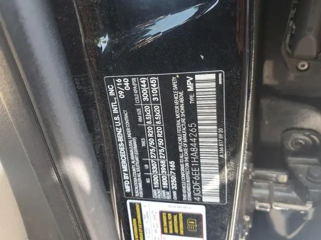 2017 MERCEDES-BENZ GLS 450 4MATIC  