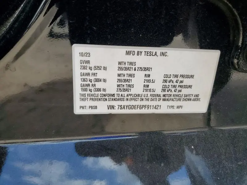 2023 TESLA MODEL Y   