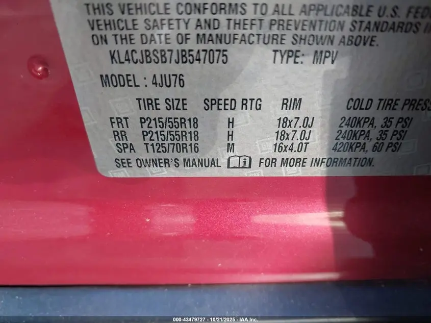 2018 BUICK ENCORE PREFERRED II