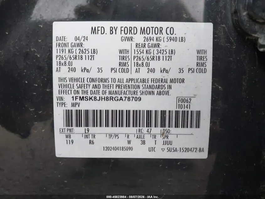 2024 FORD EXPLORER TIMBERLINE