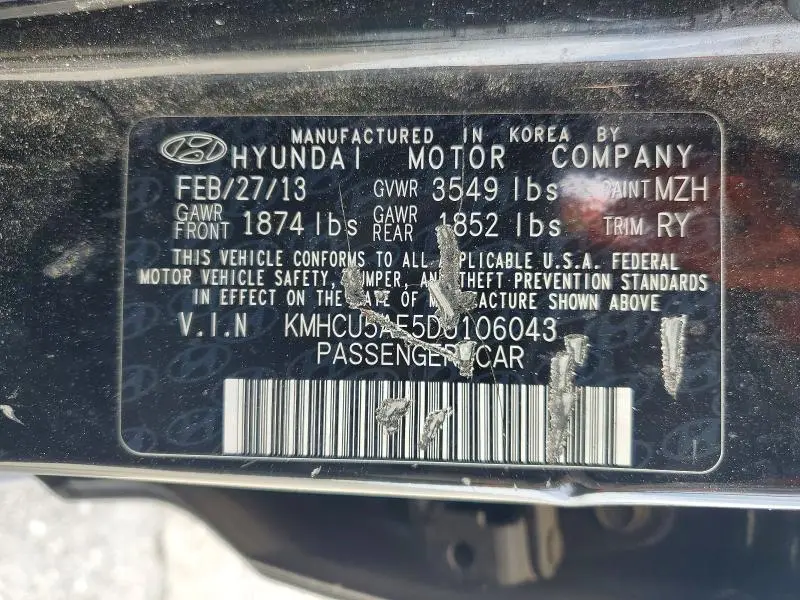 2013 HYUNDAI ACCENT SE  