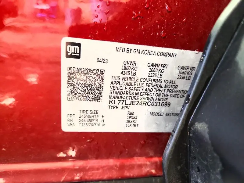 2024 CHEVROLET TRAX 2RS  