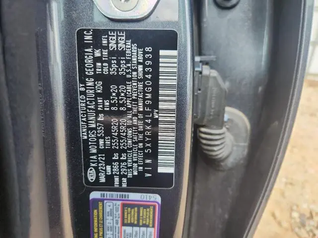 2021 KIA SORENTO SX  
