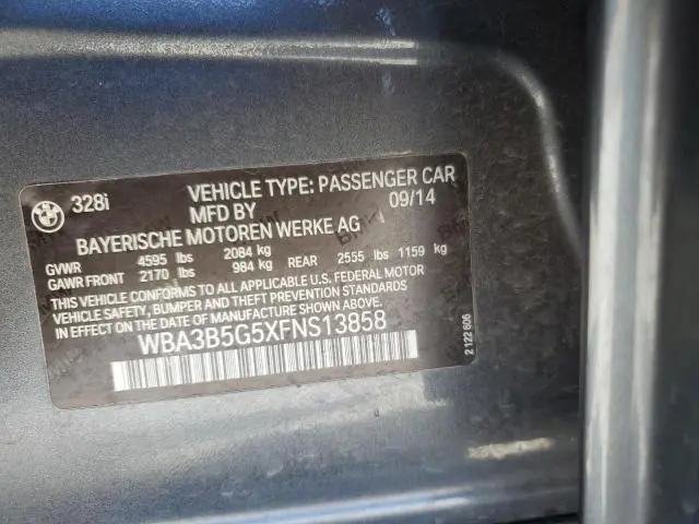 2015 BMW 328 XI SULEV  