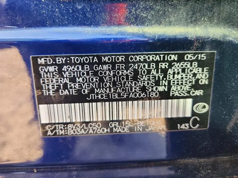 2015 LEXUS GS 350  