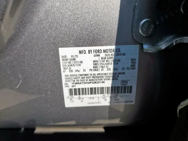 2023 FORD EXPLORER XLT  