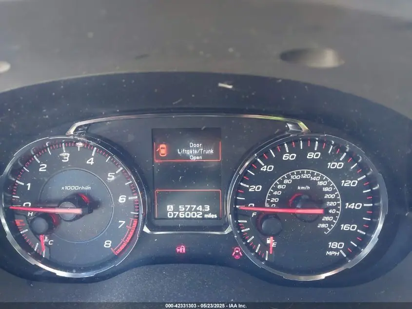 2020 SUBARU WRX  